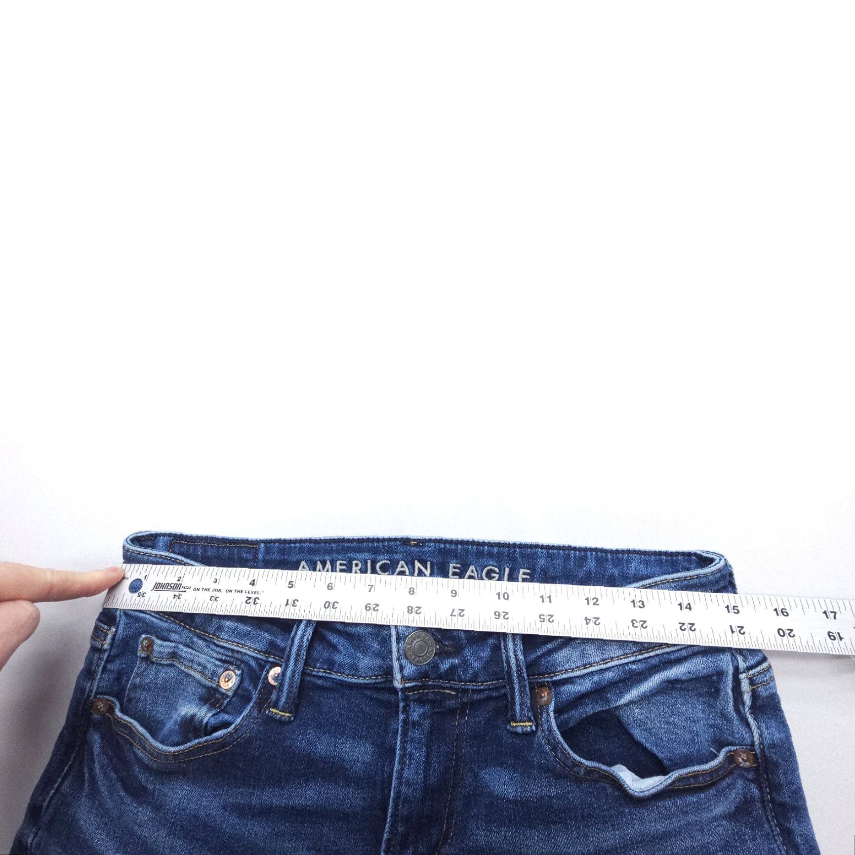 American Eagle Outfitters American Eagle Outfitters Jeans Mens 30 x 30 Slim Dark Wash Denim 5-Pocket Stretch Blue Size US 30 / EU 46 - 5 Thumbnail