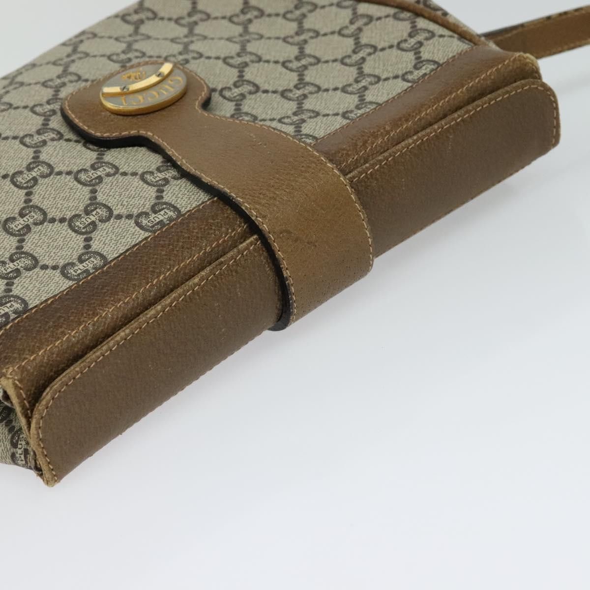 Gucci GUCCI GG Plus Supreme Shoulder Bag Pvc Leather Beige Gold Size ONE SIZE - 6 Thumbnail
