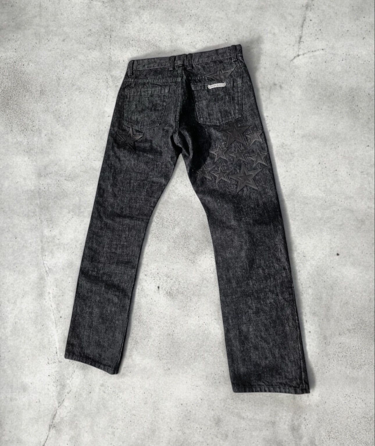 Chrome Hearts Chrome Hearts Star Patch Raw Denim Jeans Size US 31 - 2 Thumbnail