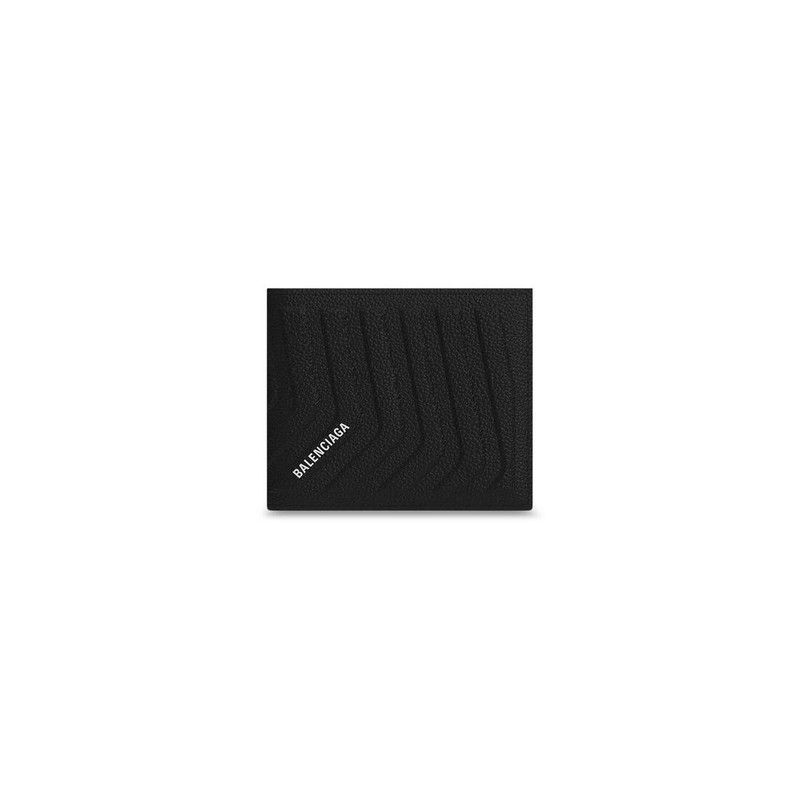 Balenciaga o1la1rc1a1225 Size: OS / Car Square Folded Wallet in Black Size ONE SIZE - 1 Thumbnail