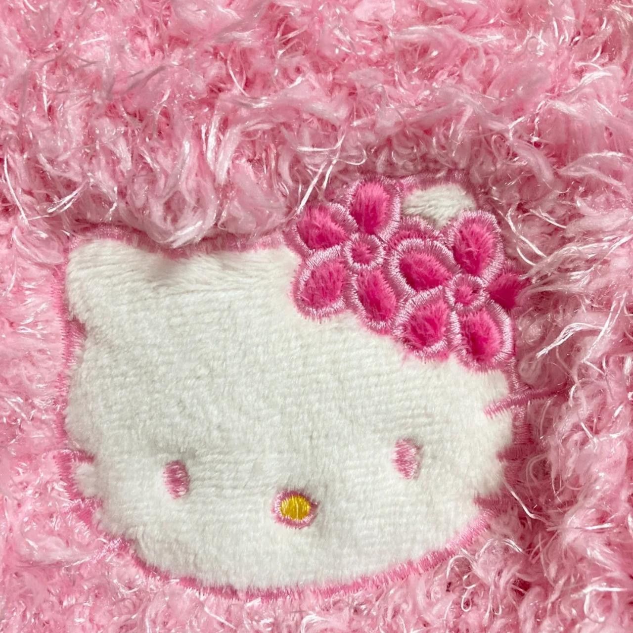 Japanese Brand Deadstock Hello Kitty No Cuff Pink Fluffy Beanie Hat OS Size ONE SIZE - 2 Thumbnail