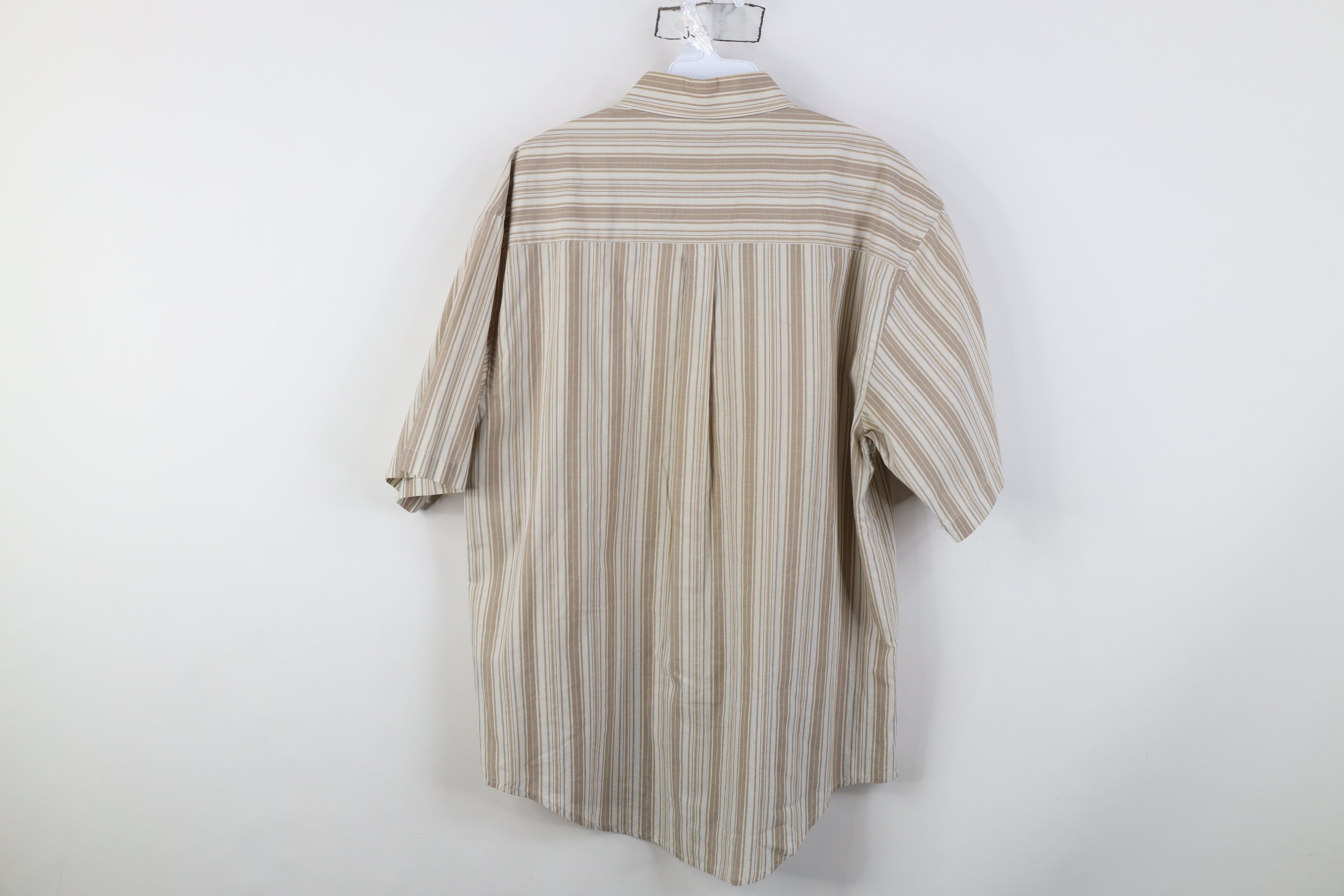 Vintage Vintage 90s Streetwear Earth Tone Short Sleeve Button Shirt Size US M / EU 48-50 / 2 - 9 Thumbnail