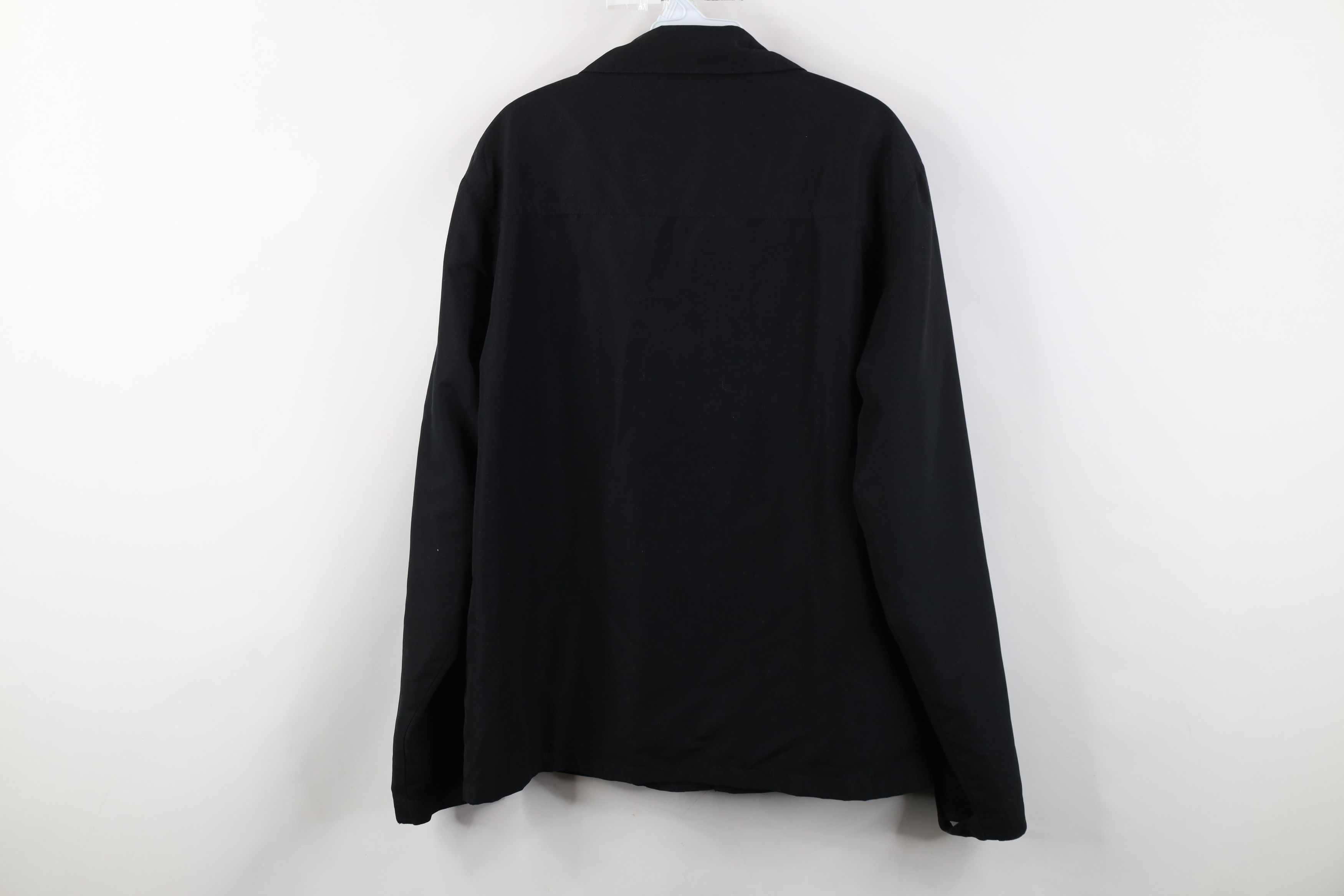 Vintage Vintage 90s Y2K Planet Hollywood New York Microfiber Jacket Size L / US 10 / IT 46 - 12 Thumbnail