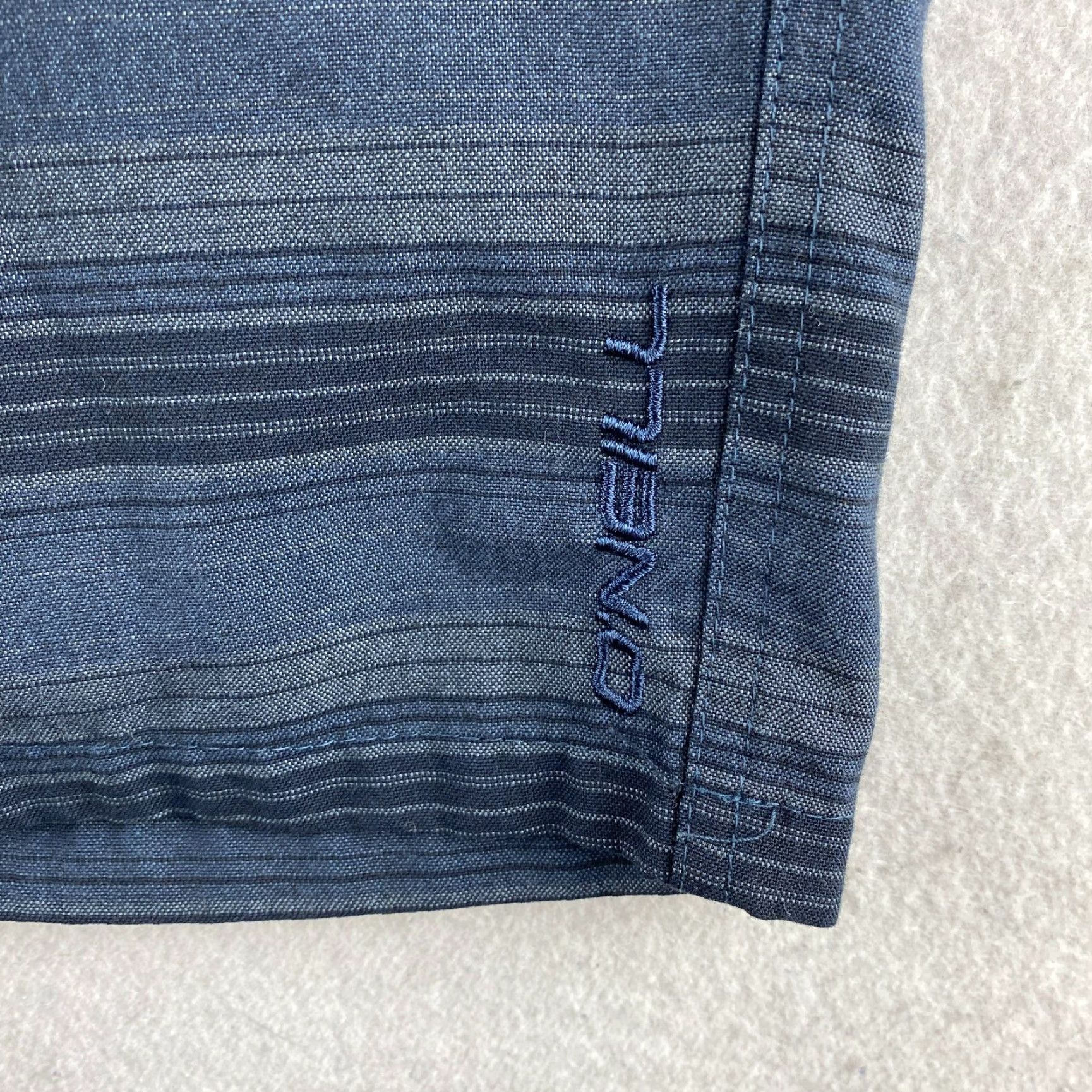 O'Neill O'Neill Mens Shorts 28 Blue Striped Chino Slash Pockets Logo Casual Short Size US 28 / EU 44 - 5 Thumbnail