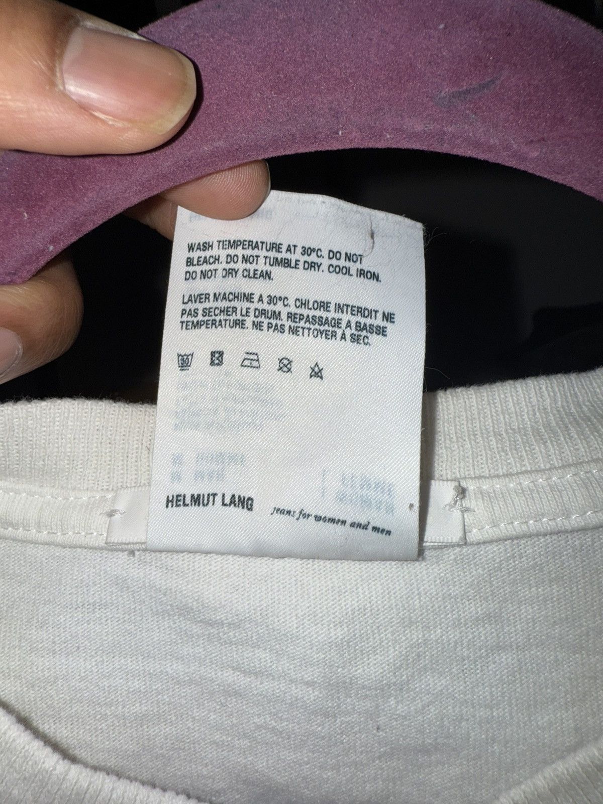 Helmut Lang Helmut Lang “In Lang We Trust” T-Shirt Size US S / EU 44-46 / 1 - 8 Thumbnail