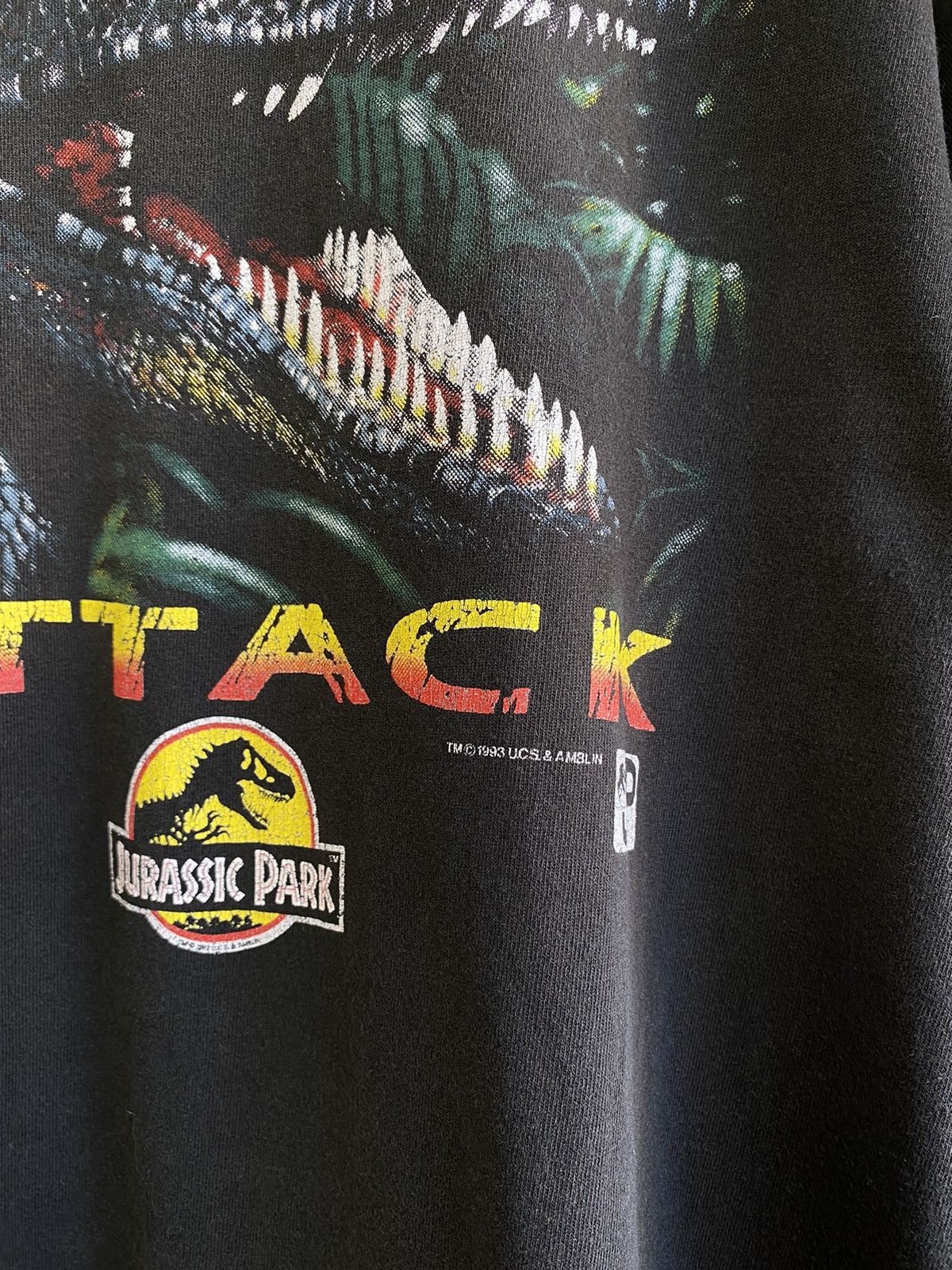 Fruit Of The Loom × Vintage Vintage 1993 Jurassic Park Rap Attack movie tee Size US XL / EU 56 / 4 - 5 Thumbnail