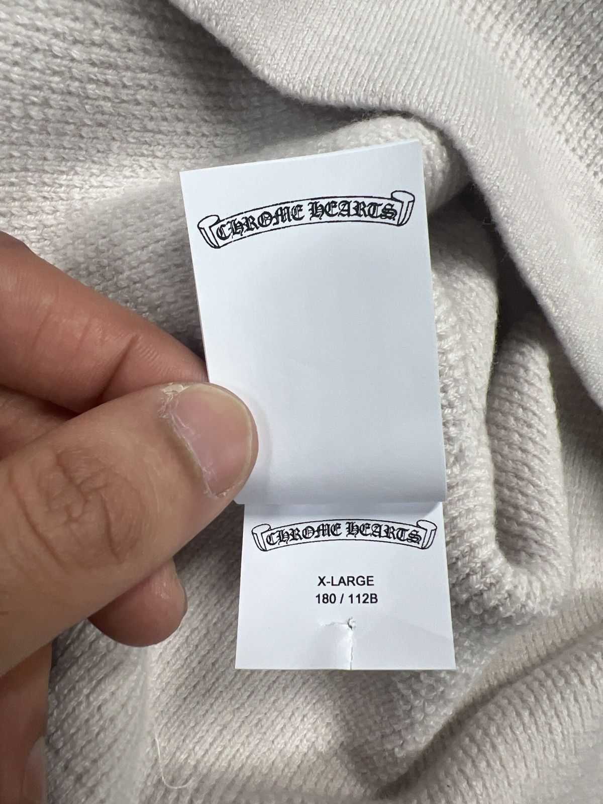 Chrome Hearts BRAND NEW CHROME HEARTS CASHMERE LONGSLEEVE Size US XL / EU 56 / 4 - 4 Thumbnail