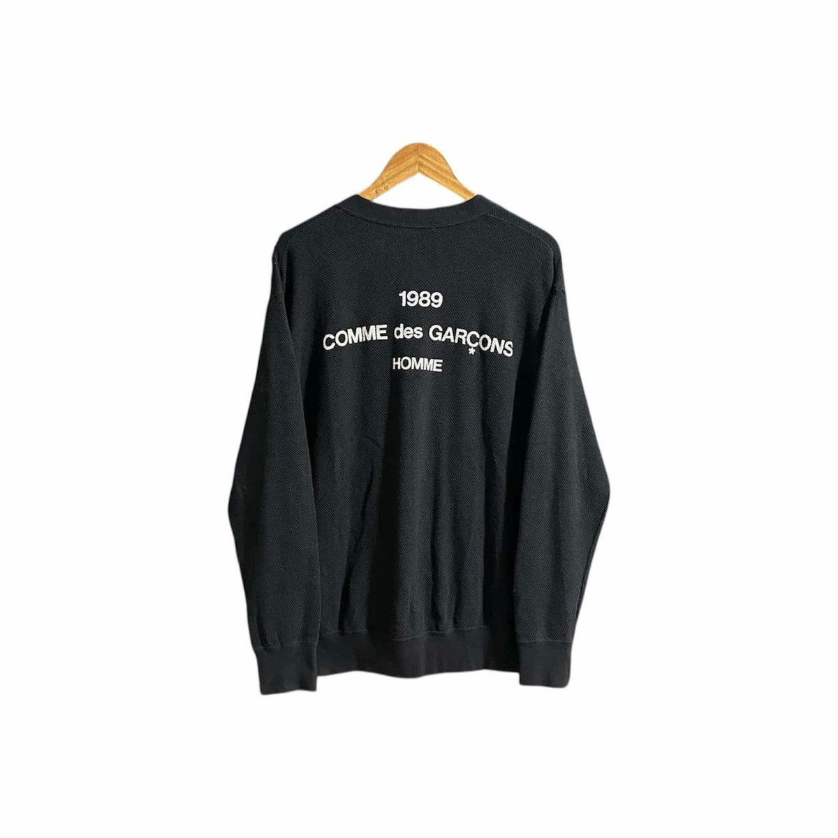Comme des Garcons Homme Archived Vintage Comme Des Garcons Homme 1989 Staff Cardigan Size US XL / EU 56 / 4 - 10 Thumbnail
