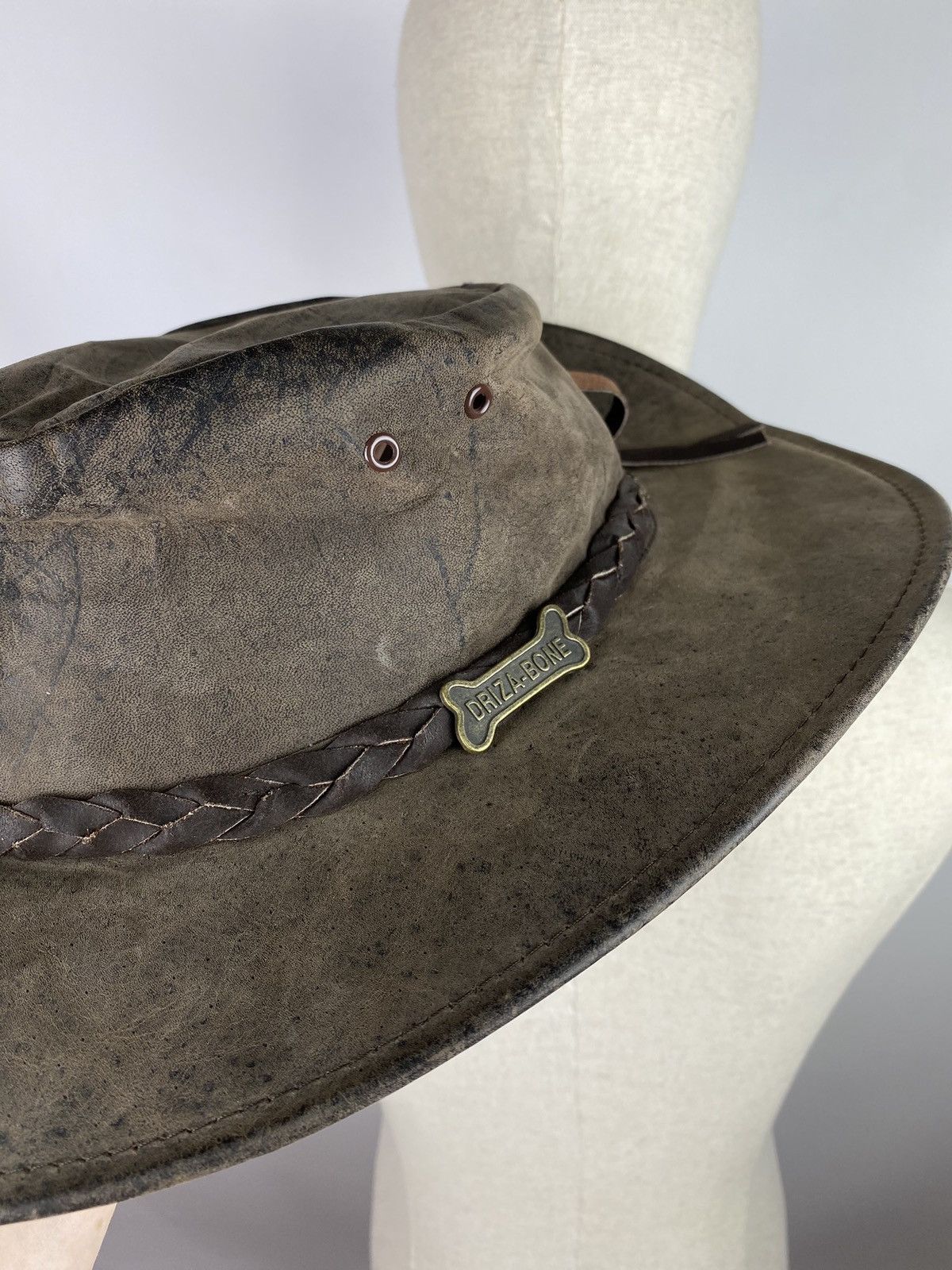 Barbour Driza Bone Australian leather hat size M Size ONE SIZE - 9 Thumbnail