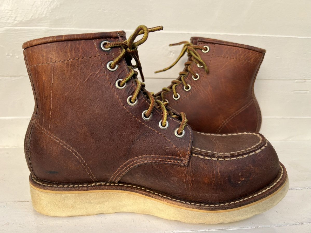 Japanese Brand Alternative Country DAY WALKER Brown leather Men’s Boots Size US 8 / EU 41 - 9 Thumbnail