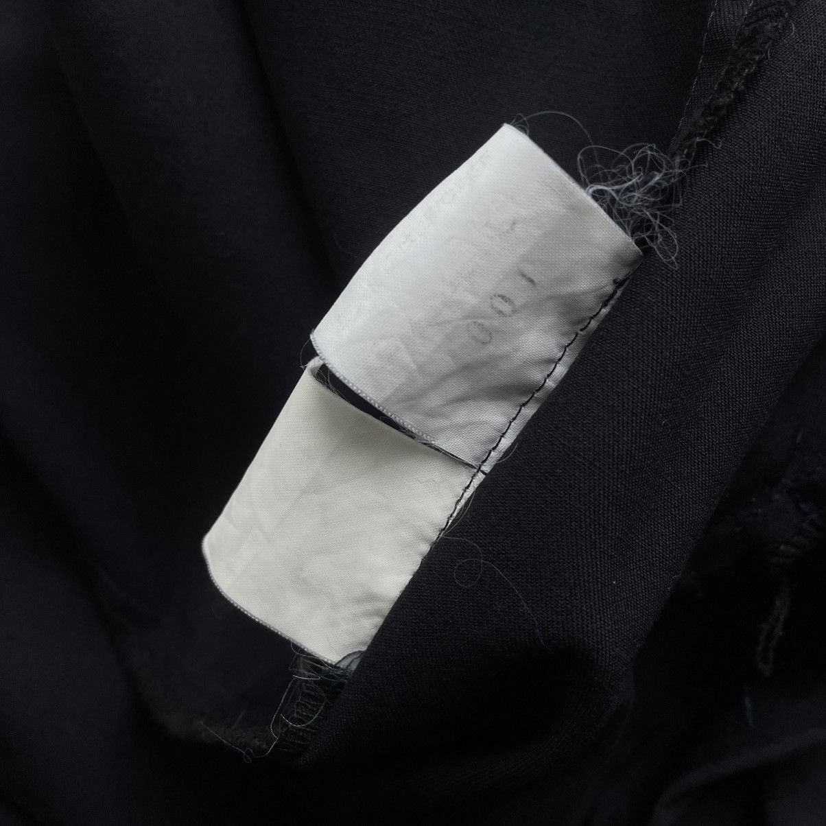 Yohji Yamamoto Y's by Yohji Yamamoto Black Pleated Midi Skirts Size 26" / US 2 / IT 38 - 7 Thumbnail