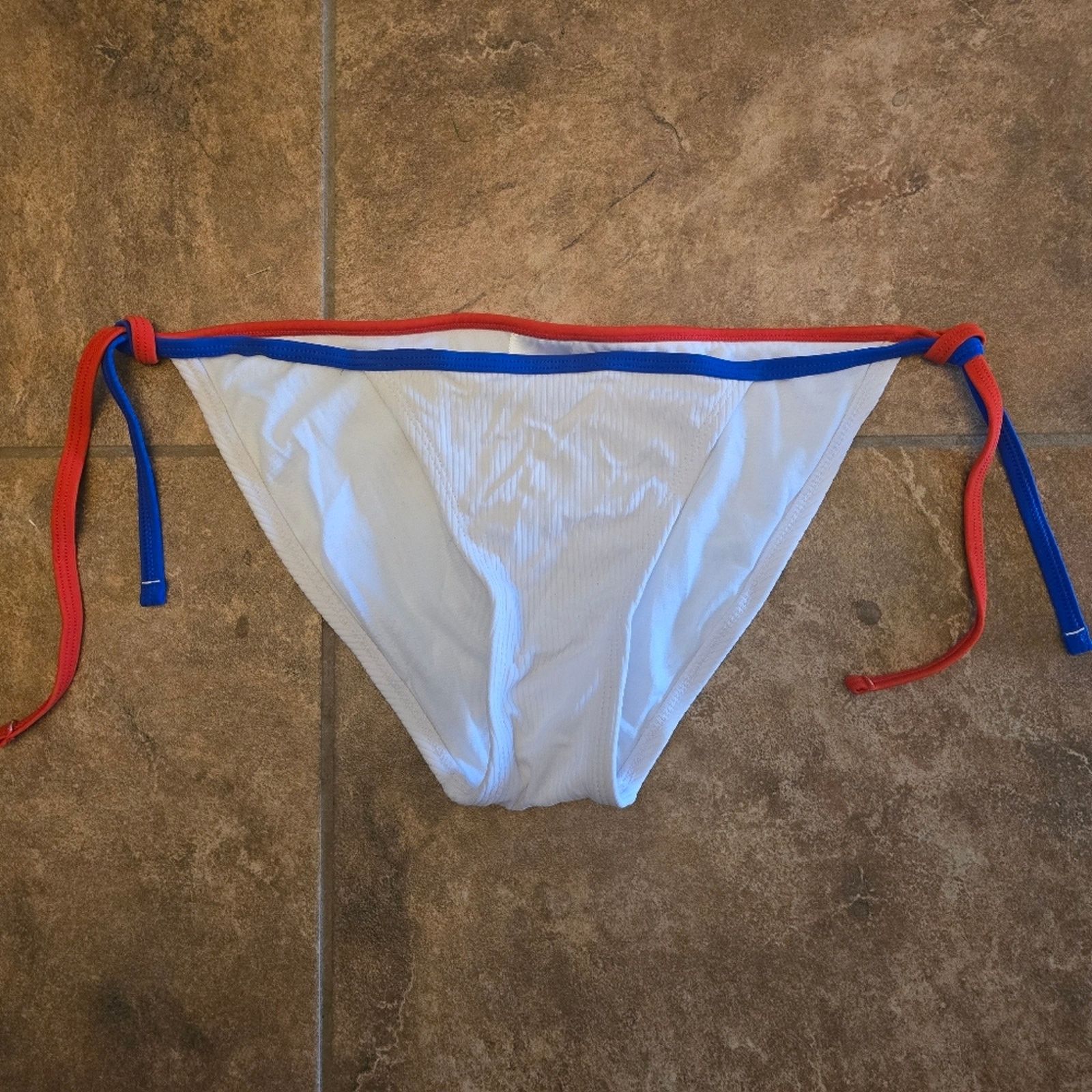 Other White Patriotic | XHLN | Bikini Bottom Size ONE SIZE - 1 Thumbnail