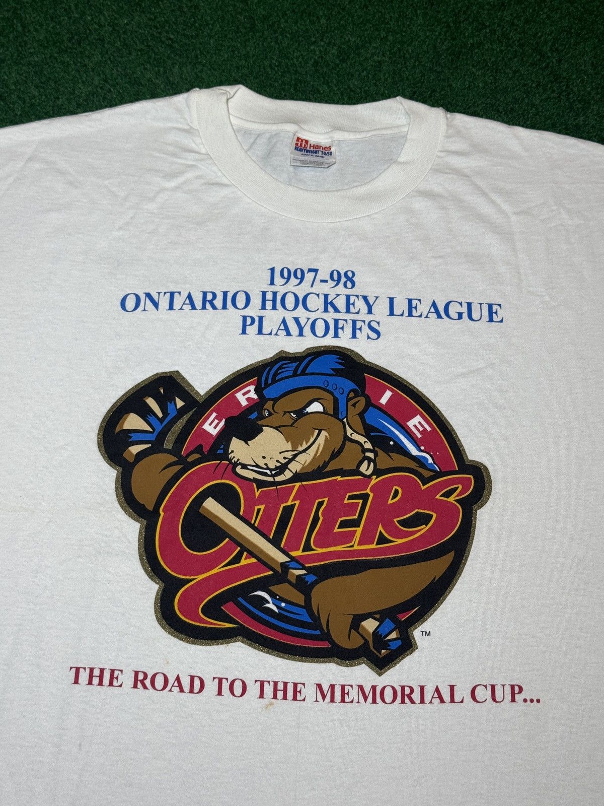 Vintage Erie Otters Ontario Hockey League Vintage 90s XL T Shirt Size US XL / EU 56 / 4 - 2 Thumbnail