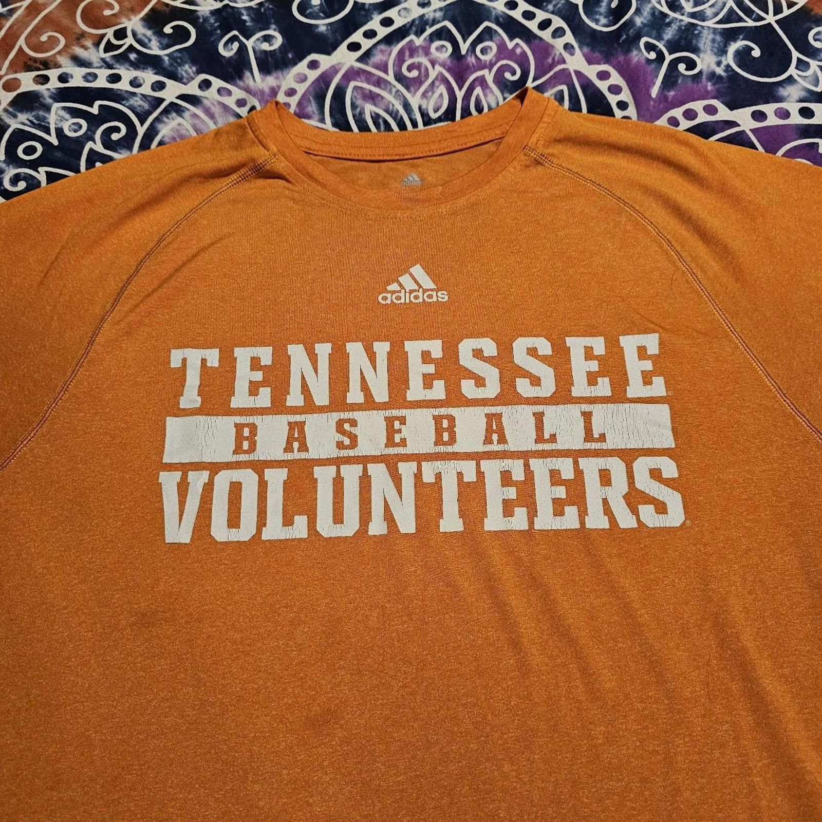 Adidas Adidas Men's Orange Tennessee Volunteers Baseball T-shirt Size US M / EU 48-50 / 2 - 2 Thumbnail
