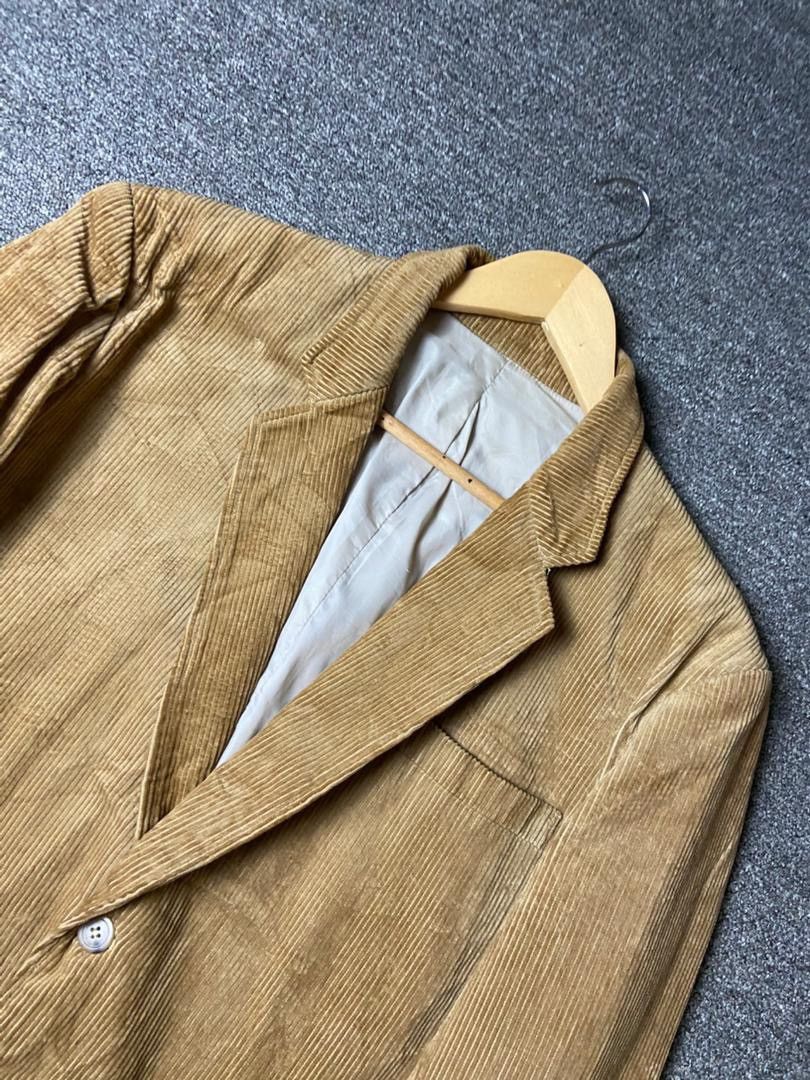 Johnbull John Bull Single Breasted Corduroy Blazer (176) Size US L / EU 52-54 / 3 - 9 Thumbnail