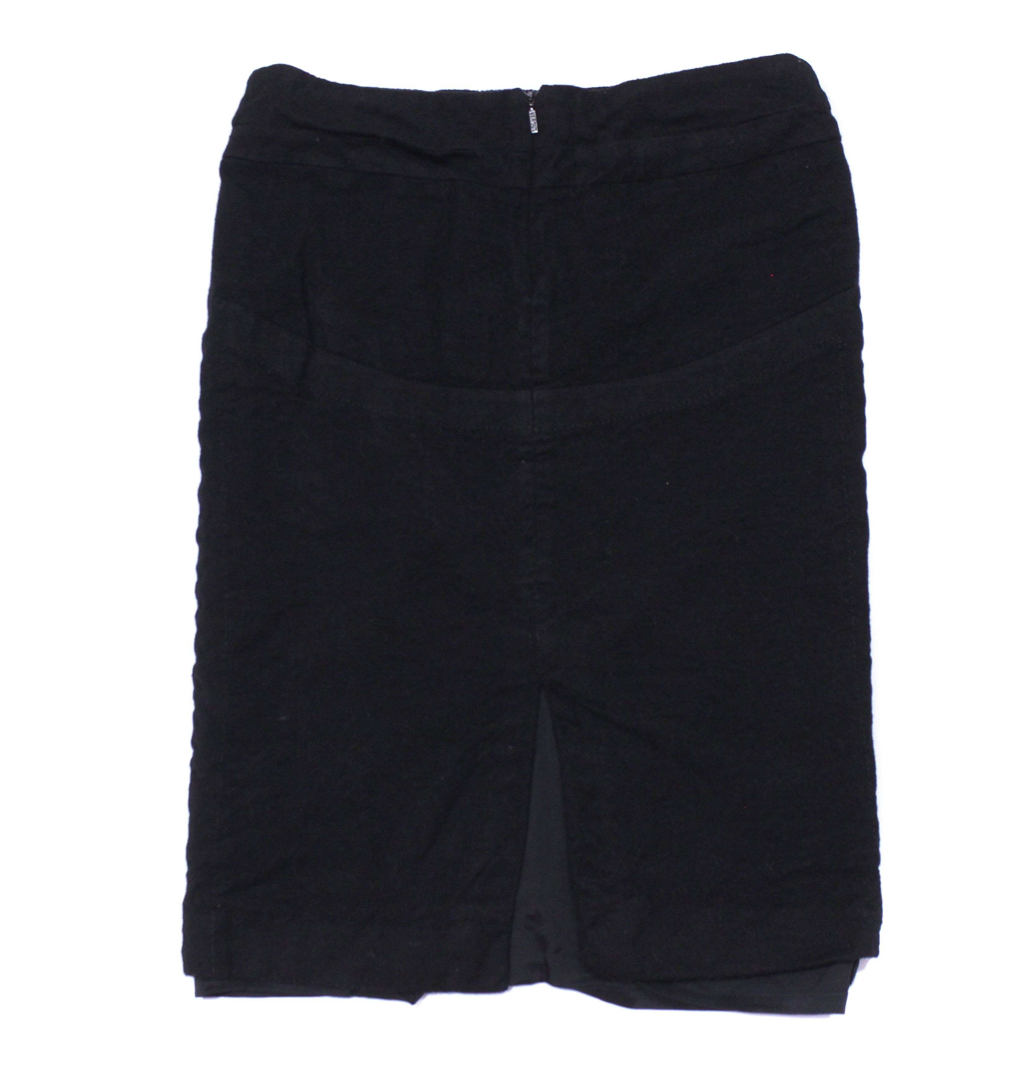 Versace Wool Skirt Vintage Size 28" / US 6 / IT 42 - 2 Thumbnail