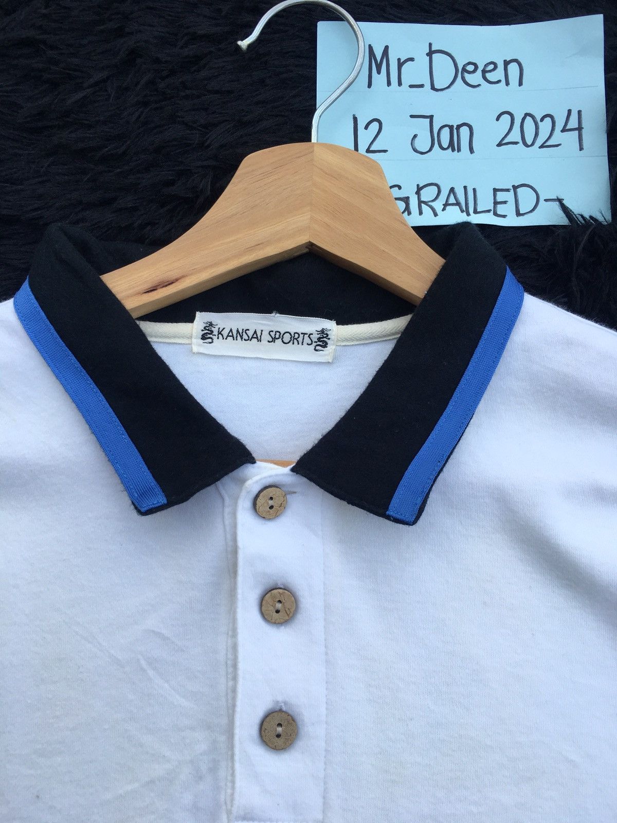 Kansai Yamamoto Rare Vintage 90s KANSAI Sports Polo Shirt Size US L / EU 52-54 / 3 - 15 Thumbnail