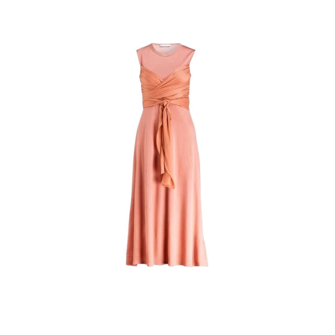 Sandro SANDRO PARIS PINK TRUDY BLUSH SLEEVELESS LUXURY DRESS SIZE 2 Size M / US 6-8 / IT 42-44 - 1 Thumbnail