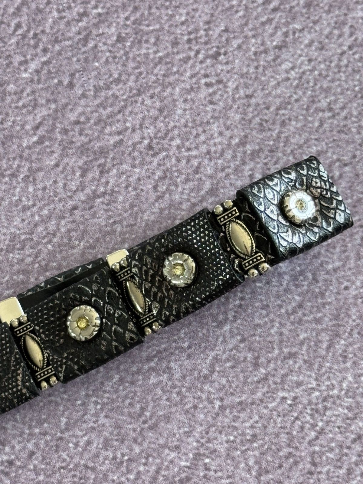 Japanese Brand Vintage Y2K Metal Belt Punk Emo Goth Japanese Style Black Size ONE SIZE - 13 Thumbnail