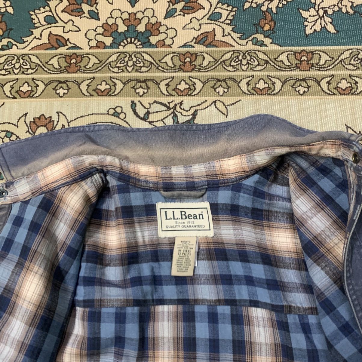 L.L. Bean VINTAGE LL BEAN WORKWEAR DUCK CANVAS SHIRT Size US M / EU 48-50 / 2 - 10 Thumbnail