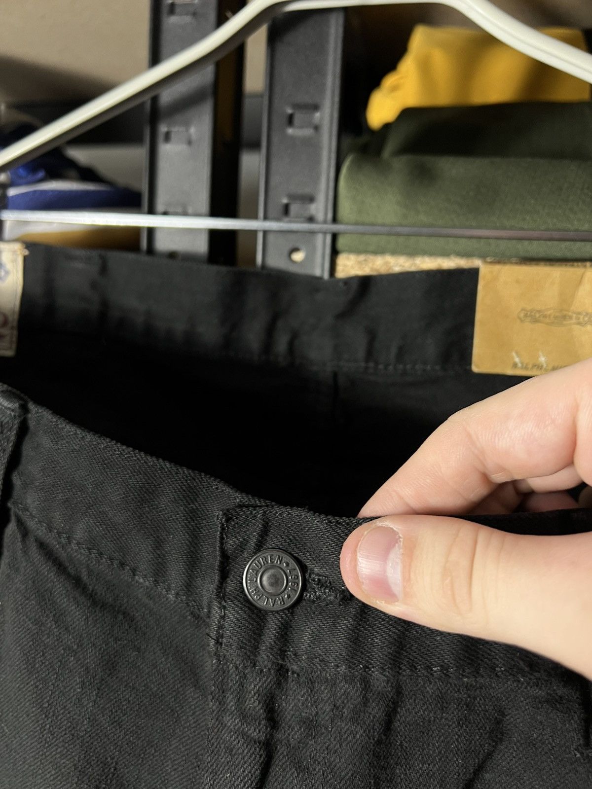 Polo Ralph Lauren NWT Polo Ralph Lauren Black Denim Jeans – Size 38 Size US 38 / EU 54 - 8 Thumbnail