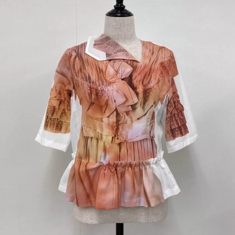 Comme des Garcons Comme Des Garcons Tangerine Vintage Pattern Top Size XS / US 0-2 / IT 36-38 - 1 Thumbnail