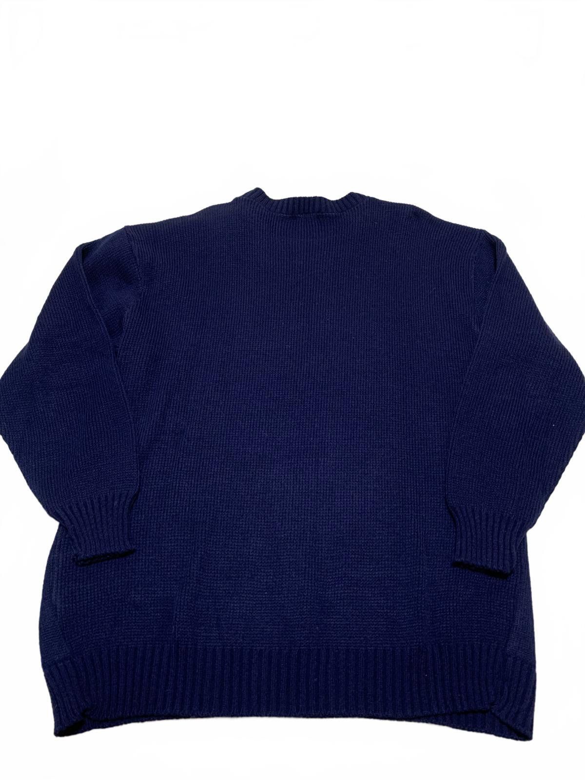 Unconditional USCO Men's XXL Navy Blue Christmas Sweater Santa Size US XXL / EU 58 / 5 - 2 Thumbnail