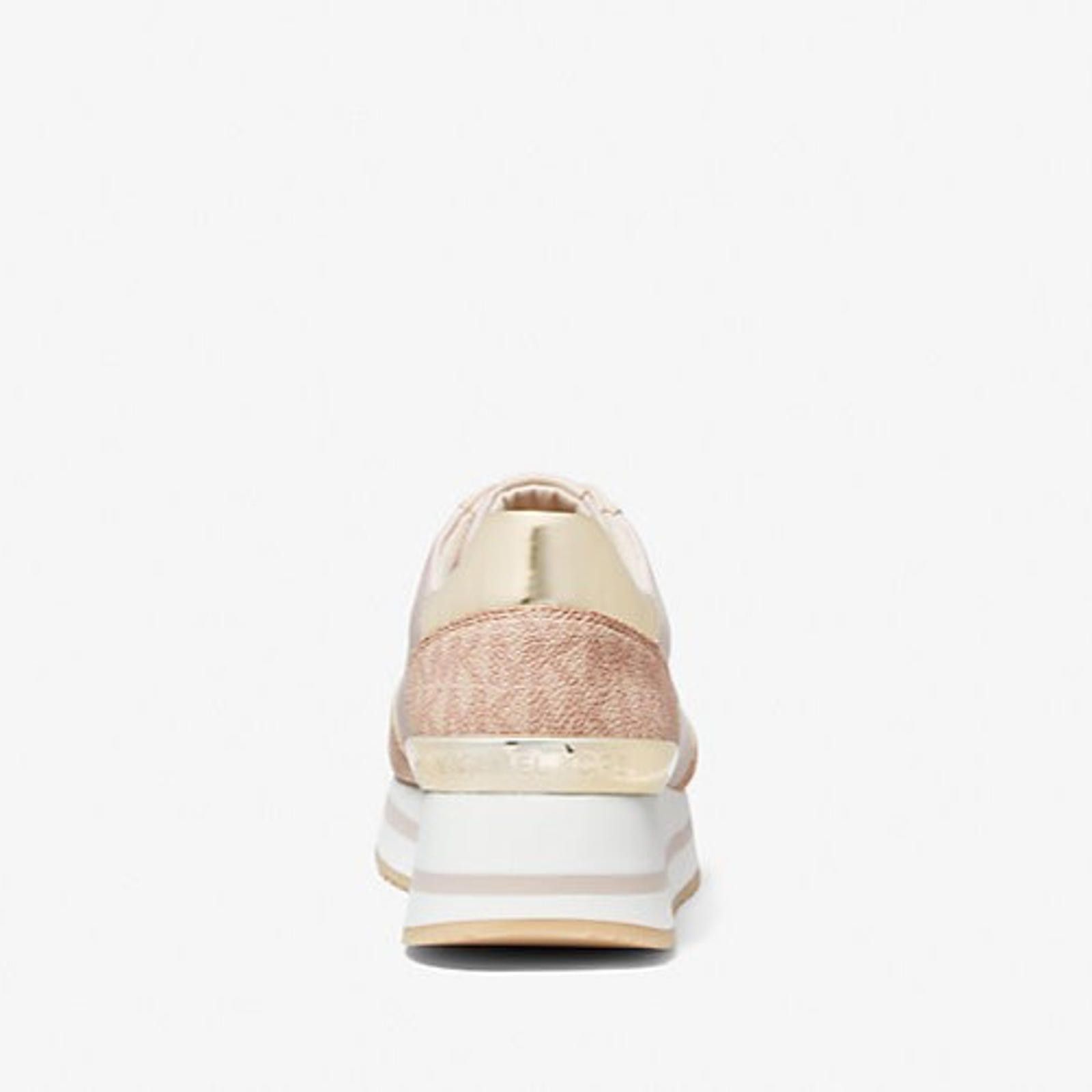 Michael Kors Michael Kors Monique Trainer Ballet Metallic Textile Lace-Up Size US 11 / IT 41 - 3 Thumbnail
