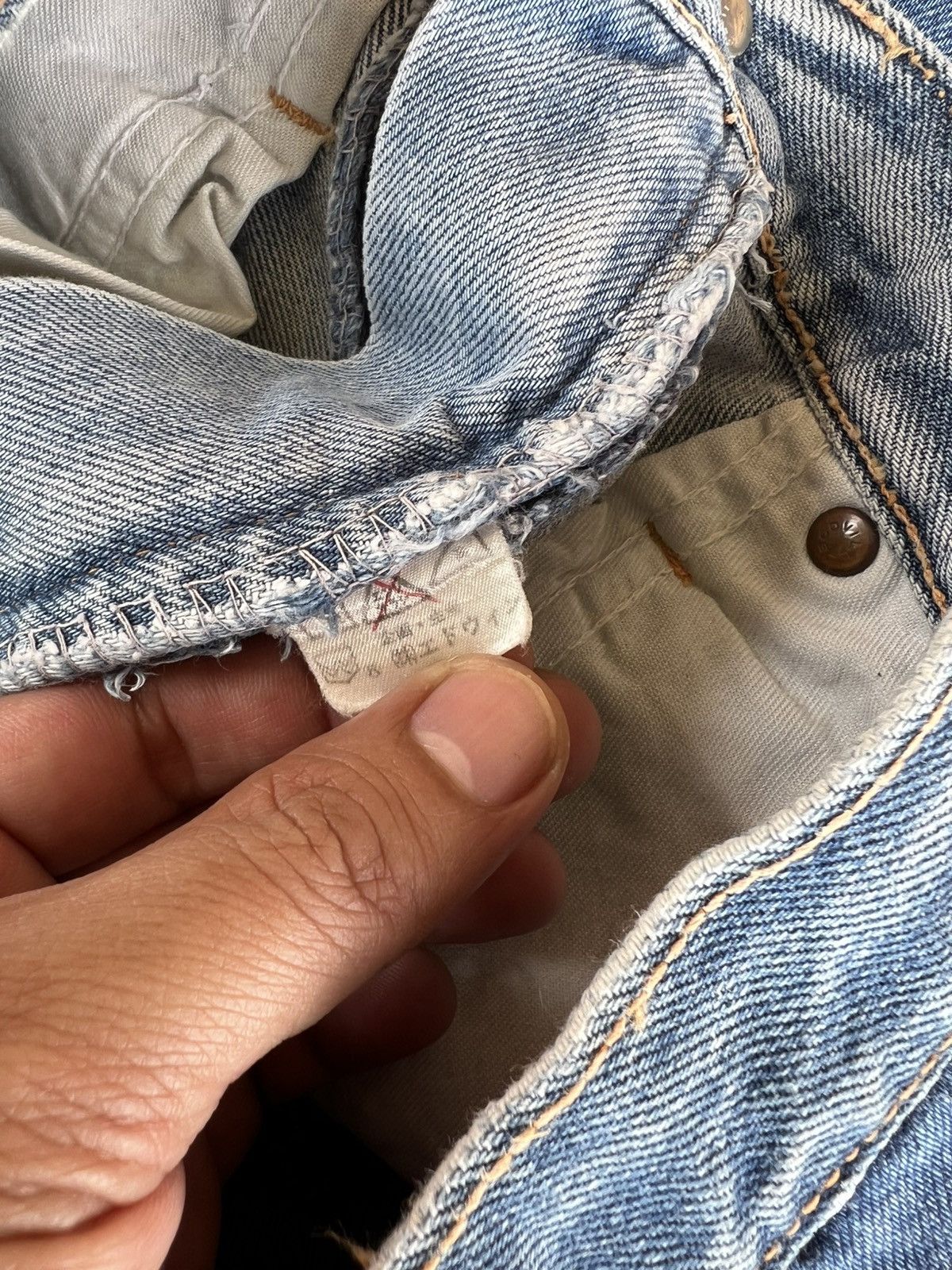 Edwin Vintage 80’s Edwin Blue Jean Japan Size US 27 - 25 Thumbnail