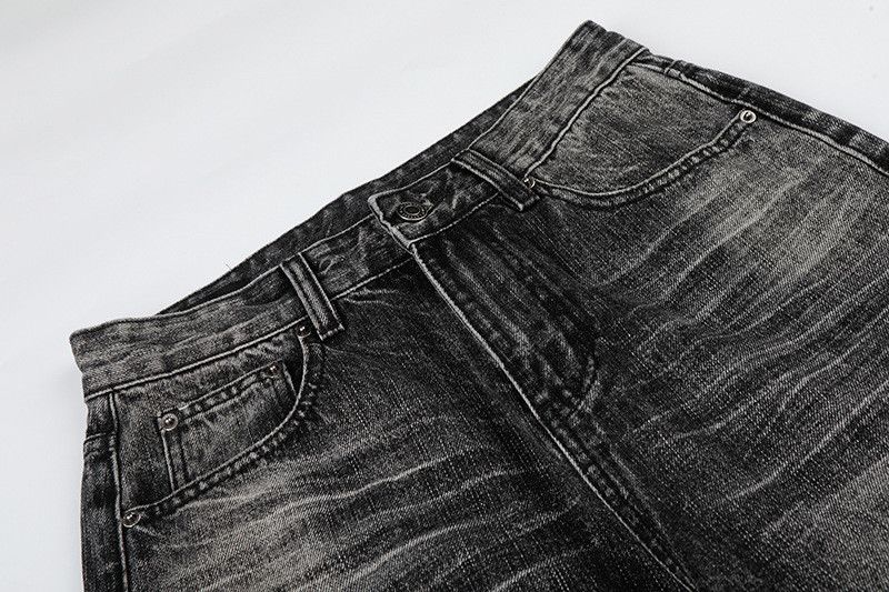 Vintage Vintage-Washed Straight-Leg Jeans with Faded Whiskering Size US 32 / EU 48 - 3 Thumbnail
