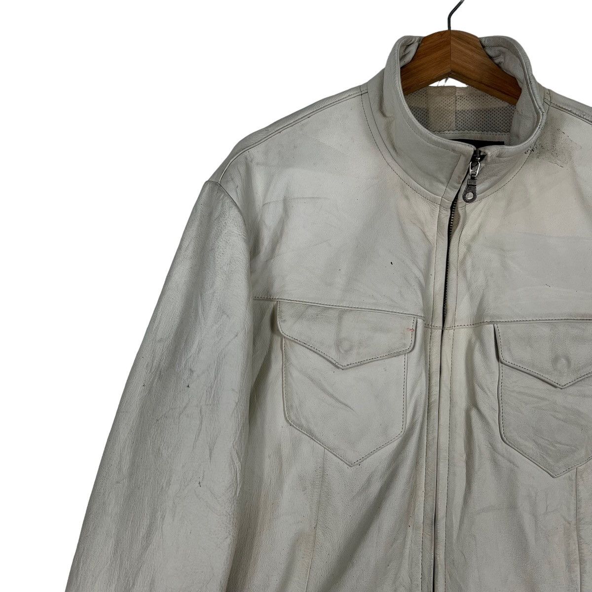 Kadoya 🔥 OUTLAW TOKYO JAPAN LEATHER SHIRT JACKET Size US L / EU 52-54 / 3 - 7 Thumbnail