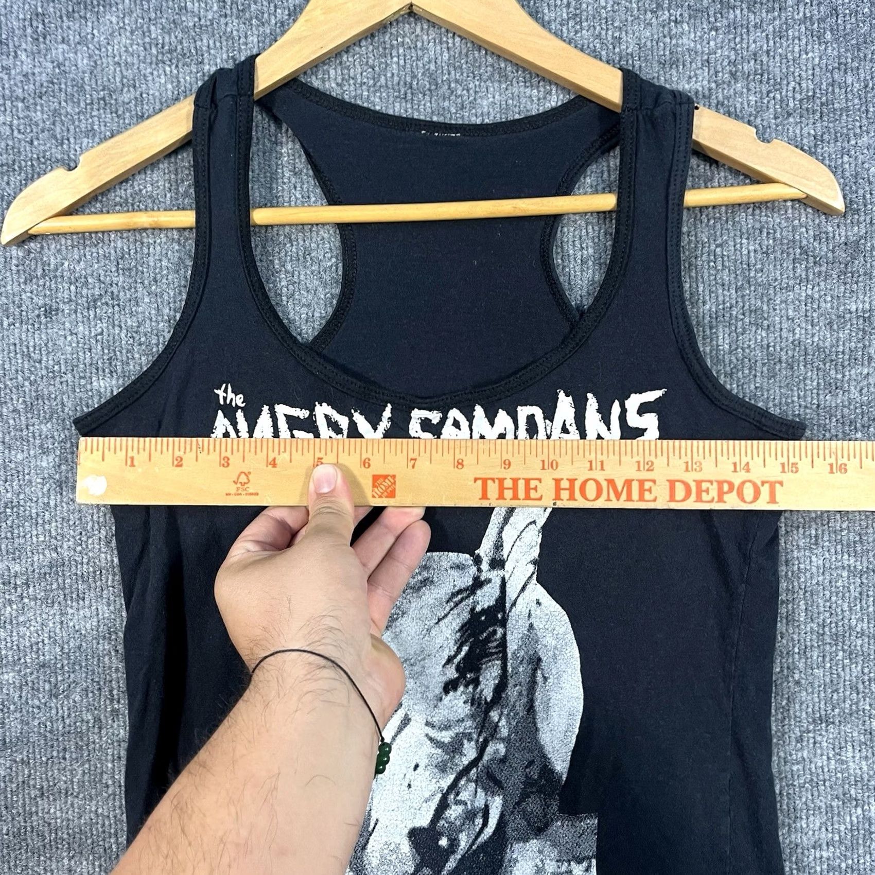 Vintage VINTAGE Angry Samoans Punk Rock Tank Top Shirt Womens XS Black Sleeveless Tank Womens XS Band Tee Size XS / US 0-2 / IT 36-38 - 3 Thumbnail