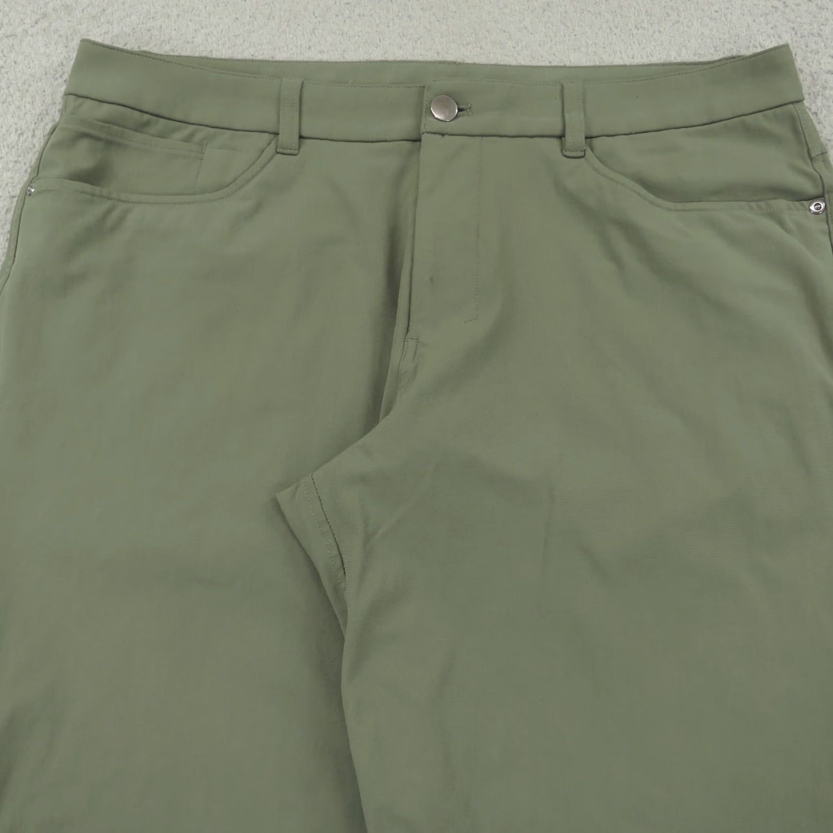 Lululemon Lululemon ABC Pants Mens 36x28 Army Green Warpstreme Classic Golf Commute Chinos Size US 36 / EU 52 - 7 Thumbnail