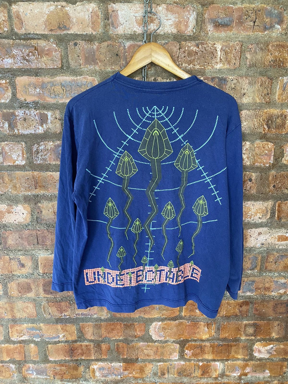 Hanes × Japanese Brand × Vintage 1990s Appolo 3D alien Sperm undetectable Size US M / EU 48-50 / 2 - 2 Thumbnail