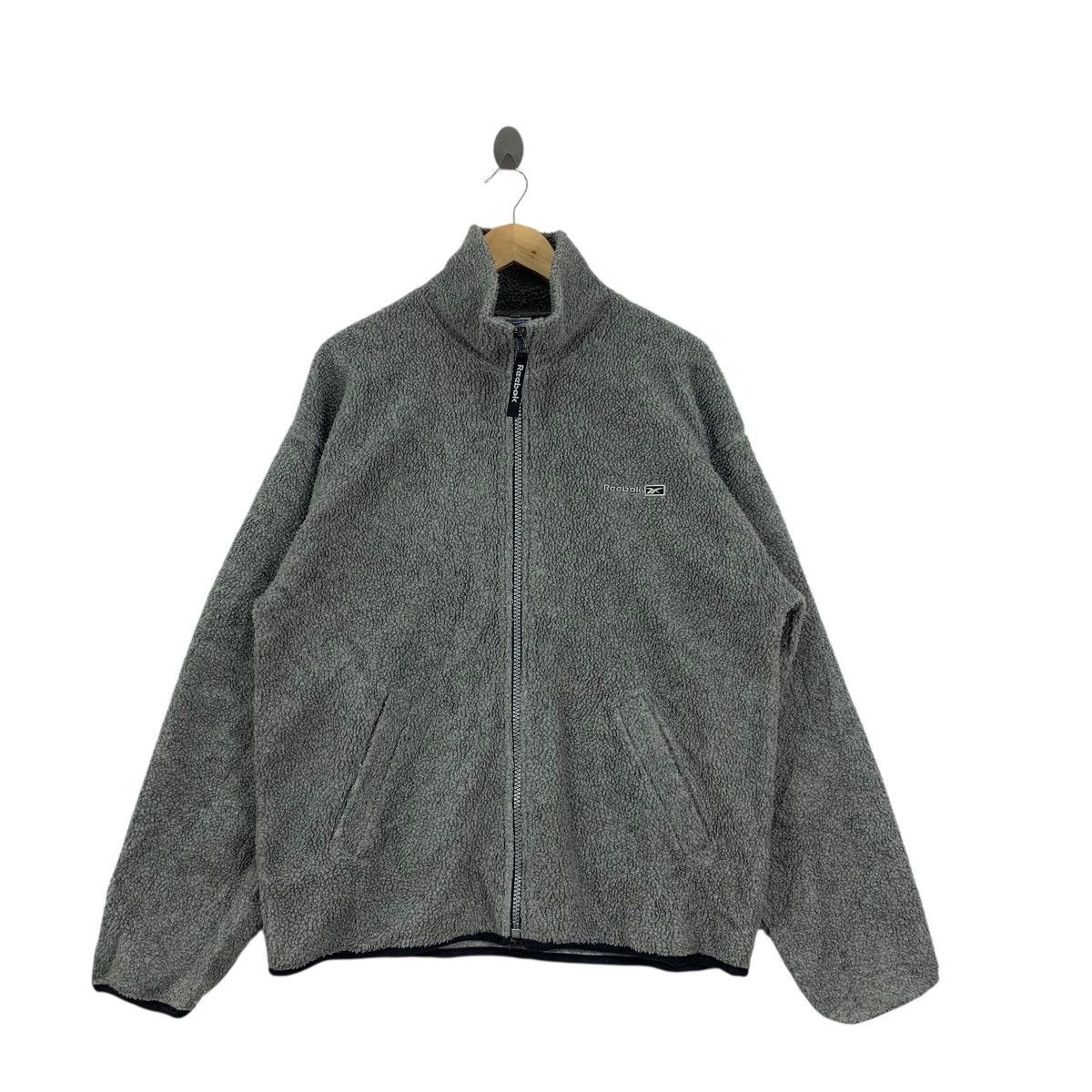 Reebok REEBOK SPORTSWEAR Deep Pile Sherpa Fleece Jacket Bomber Size US L / EU 52-54 / 3 - 3 Thumbnail