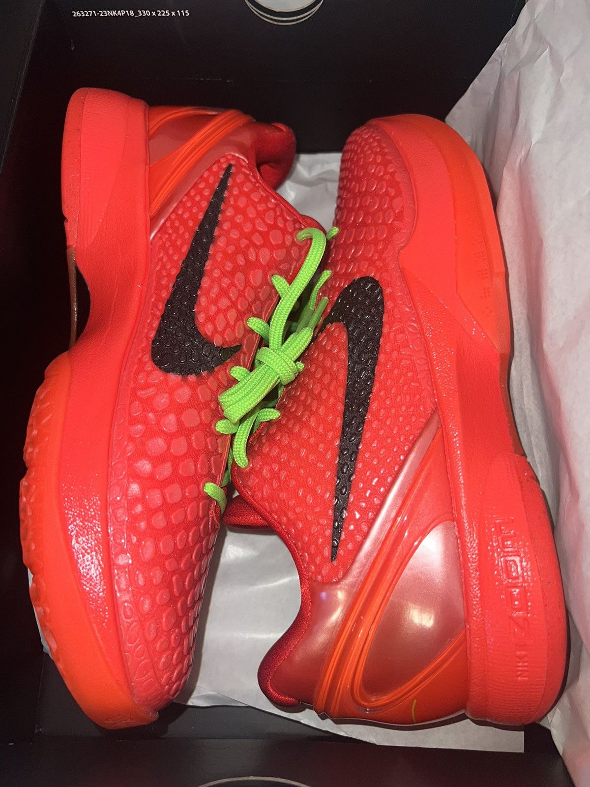Nike Nike Kobe 6 Protro “Reverse Grinch” Size US 9 / EU 42 - 1 Thumbnail