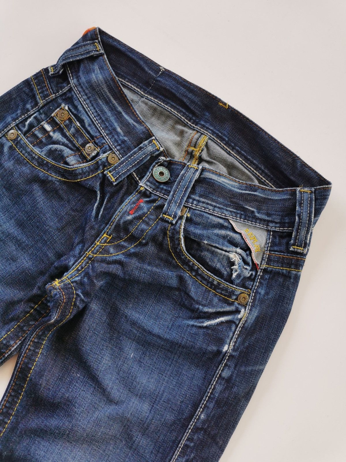 Le Grande Bleu (L.G.B.) Replay Flare Jeans Size 26" / US 2 / IT 38 - 3 Thumbnail