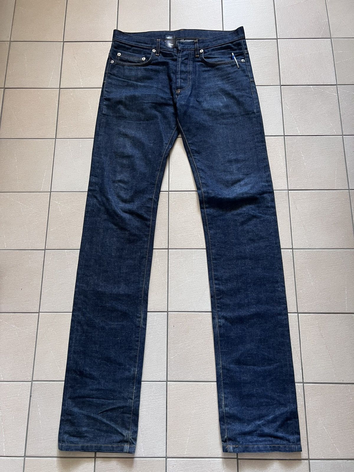Dior × Hedi Slimane AW07 Dior Homme Navigate Wax Coated Denim