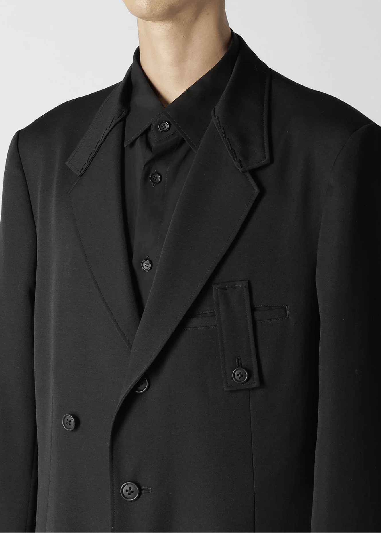 Y's for Men × Yohji Yamamoto Yohji Yamamoto Y's For Men - W/GABARDINE HOODED JACKET Size US L / EU 52-54 / 3 - 10 Thumbnail