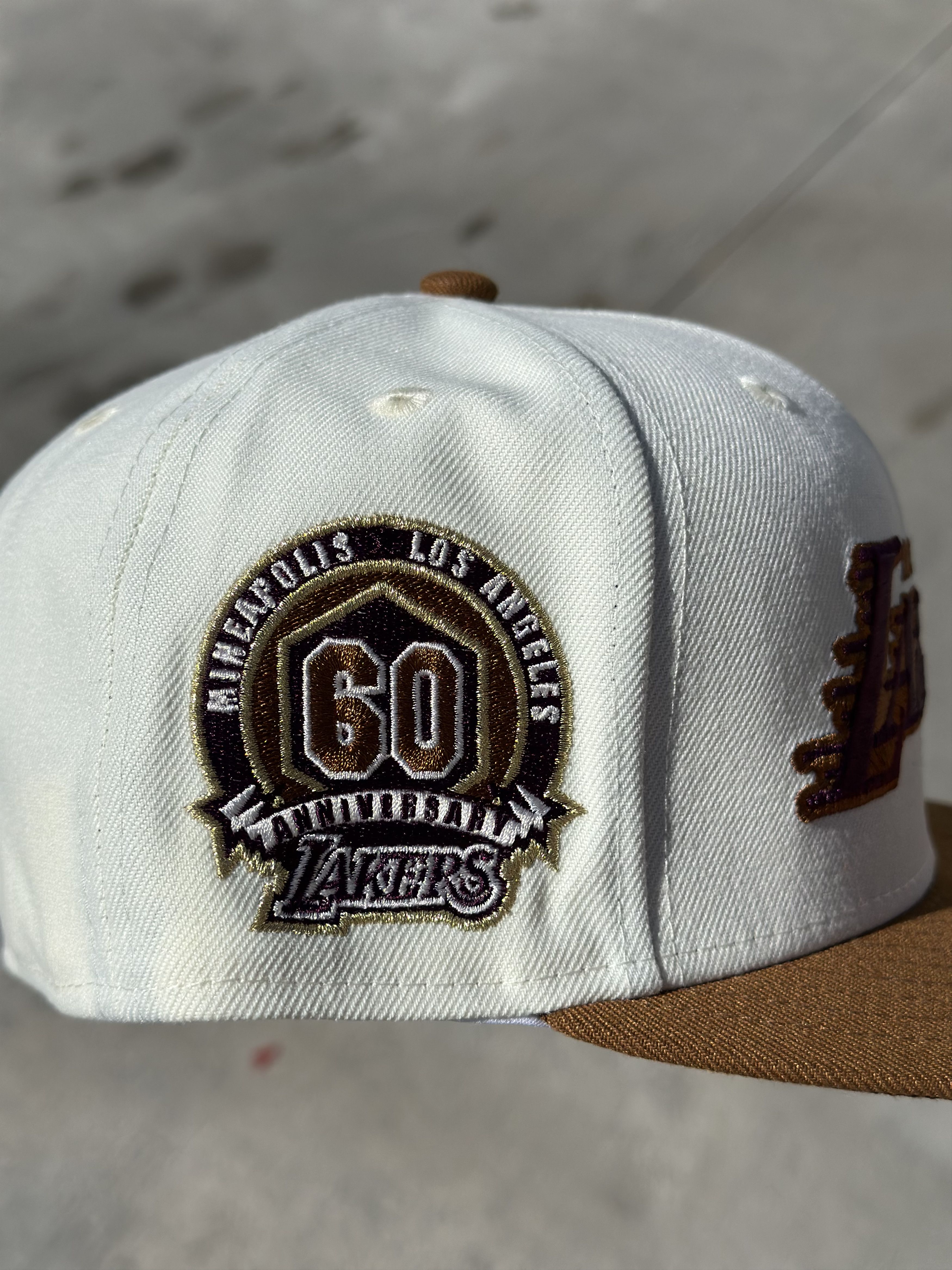 Hat Club 7 1/2 LA Lakers 60th Anniversary Patch Size ONE SIZE - 2 Thumbnail