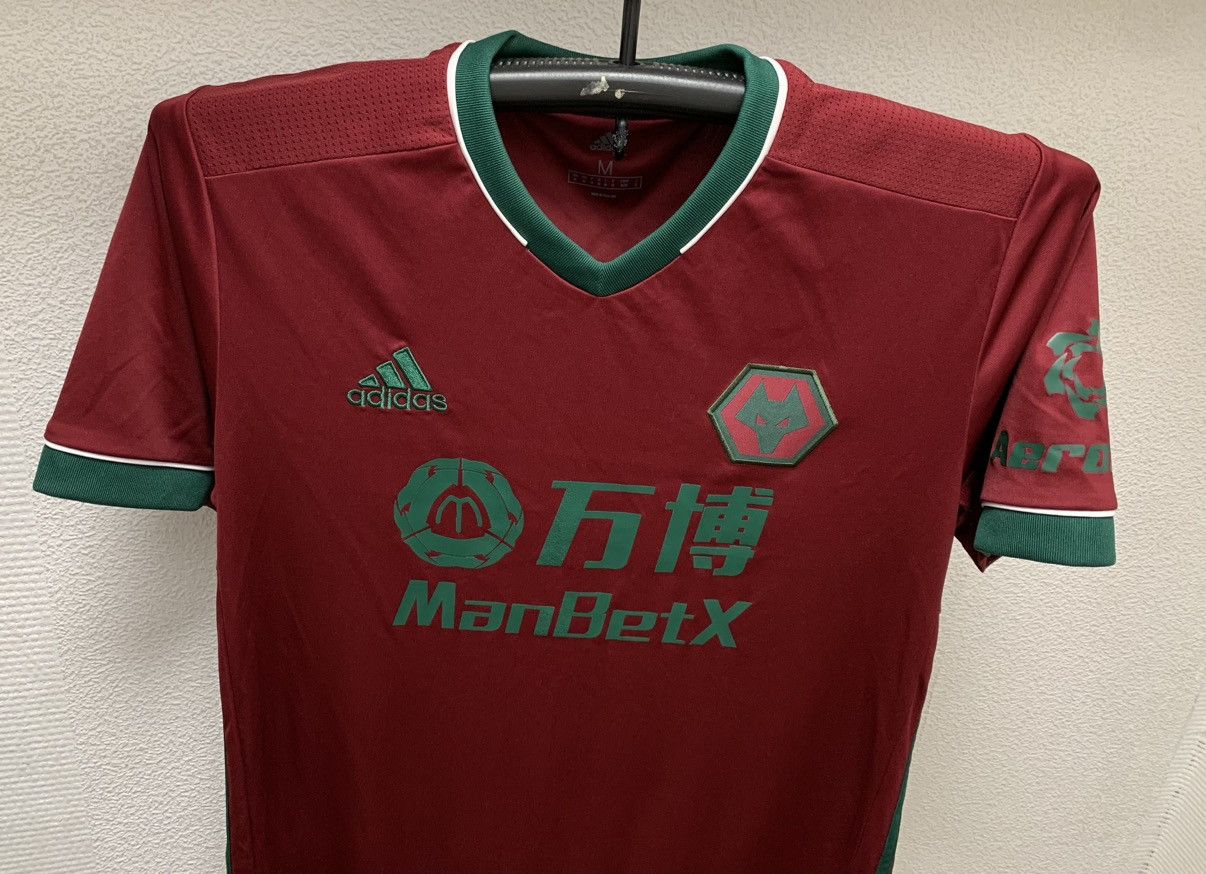 Adidas Adidas Wolverhampton soccer jersey M sz manbet X 2020 Size US M / EU 48-50 / 2 - 3 Thumbnail