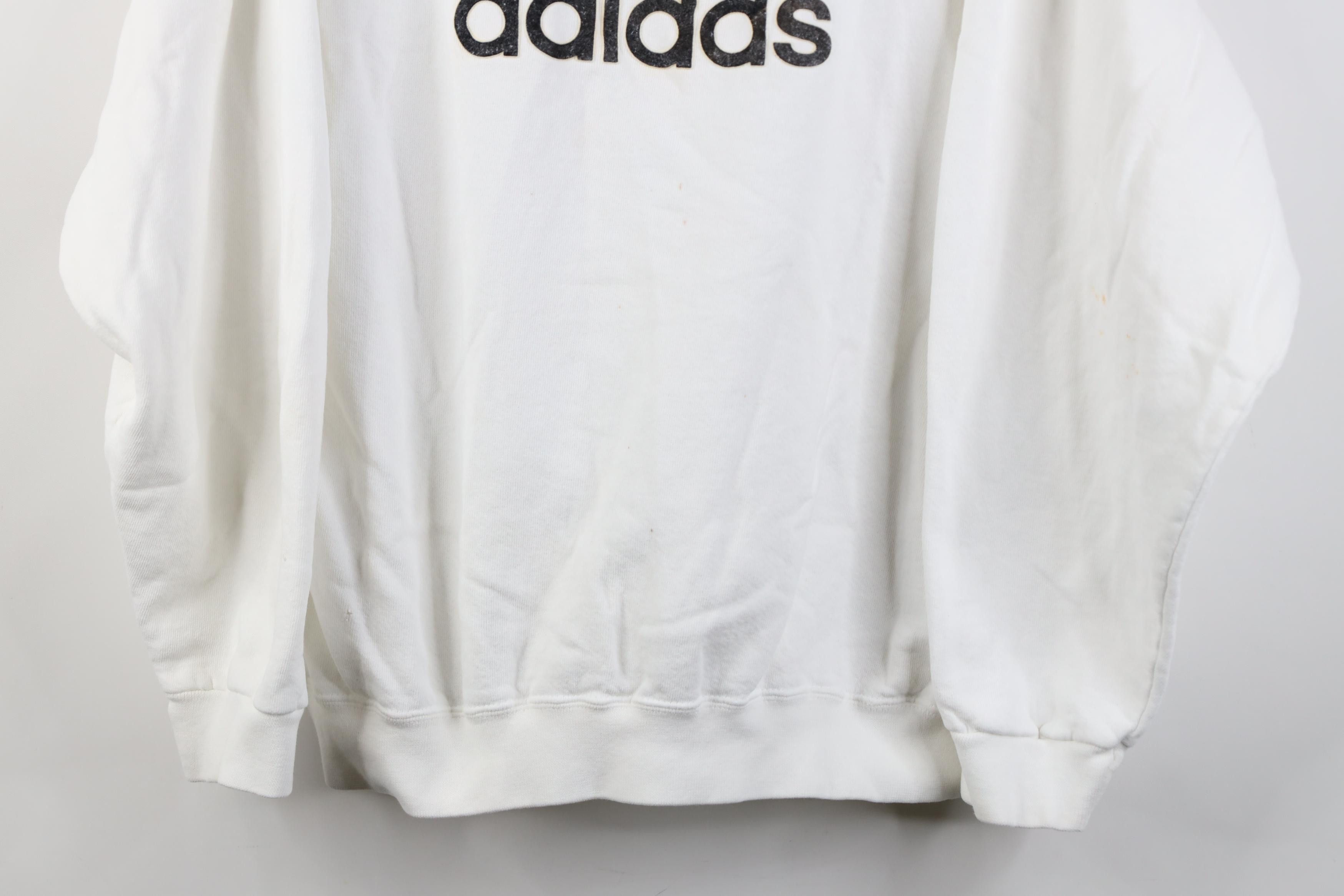 Adidas Vintage 90s Adidas Spell Big Logo Crewneck Sweatshirt USA Size M / US 6-8 / IT 42-44 - 3 Thumbnail