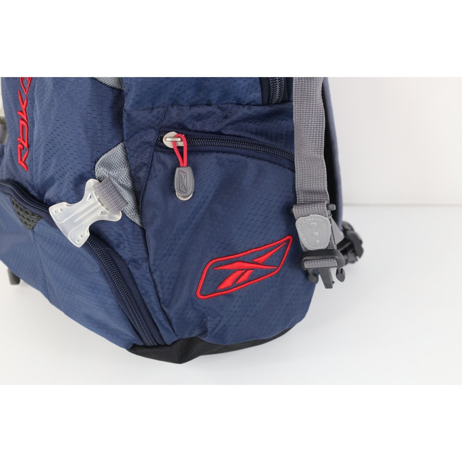 Reebok Vintage 90s Y2K Reebok Spell Out Classic Logo Backpack Bag Size ONE SIZE - 6 Thumbnail