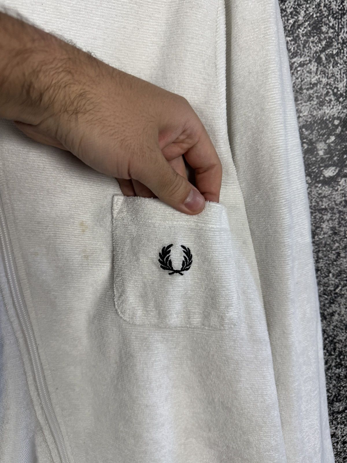 Fred Perry Fred Perry Reissues Zip Jacket Terry Cloth Retro Mod Size L Size US L / EU 52-54 / 3 - 6 Thumbnail