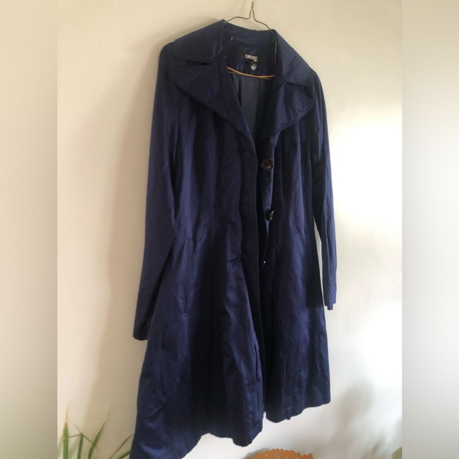 DKNY Vintage blue Rain coat from DKNY Size S / US 4 / IT 40 - 4 Thumbnail