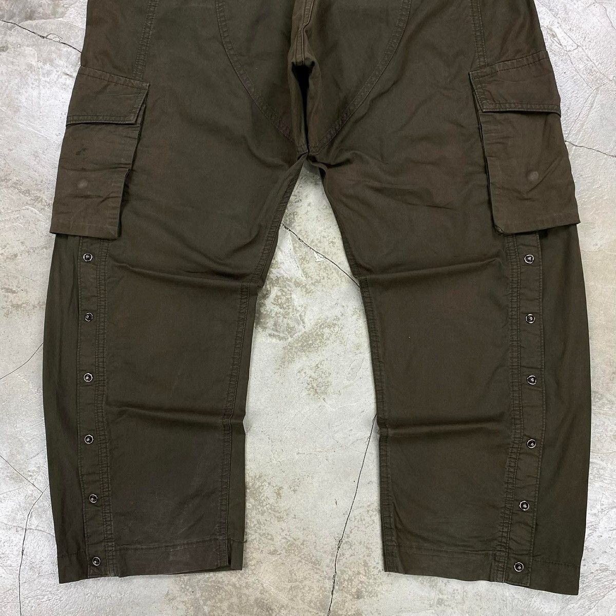 Final Home Survival Early 2000s Side Snap Cargo Pants Size US 34 / EU 50 - 12 Thumbnail