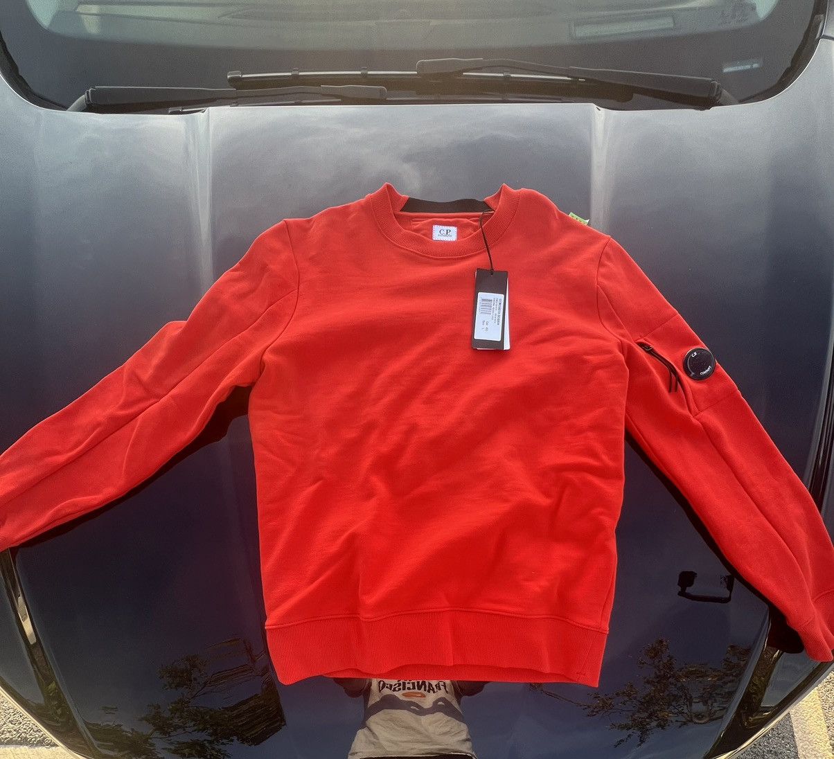 C.P. Company C.P. Company Crew Neck Diagonal Raised Fleece Size US L / EU 52-54 / 3 - 1 Thumbnail