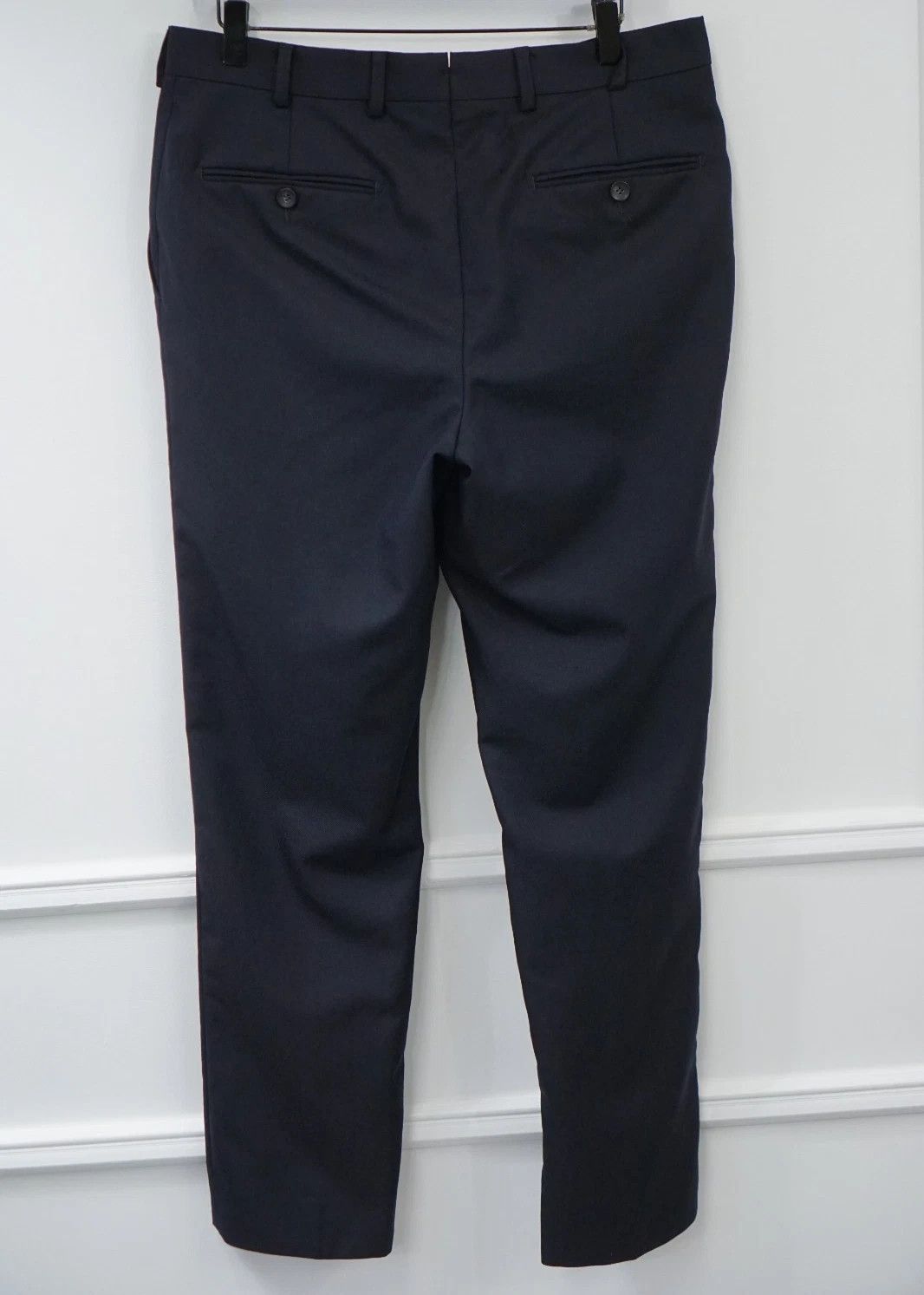 Suitsupply Men Suitsupply Pants Navy Blue Wool Brescia Size UK/US38 Size 38R - 2 Thumbnail