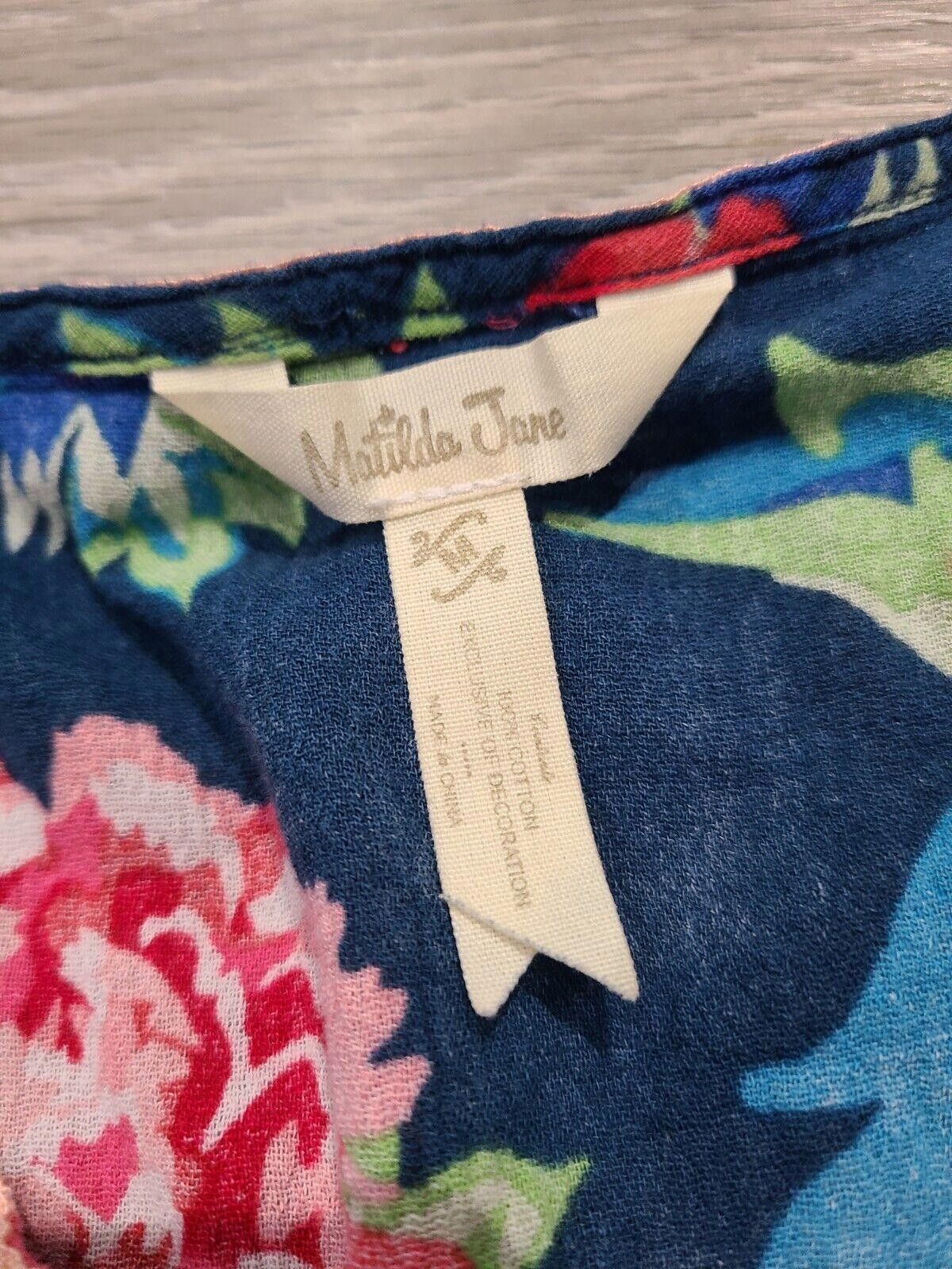 Designer Matilda Jane Tunic Top Medium Swim Cover Up Boho Floral Size M / US 6-8 / IT 42-44 - 2 Thumbnail