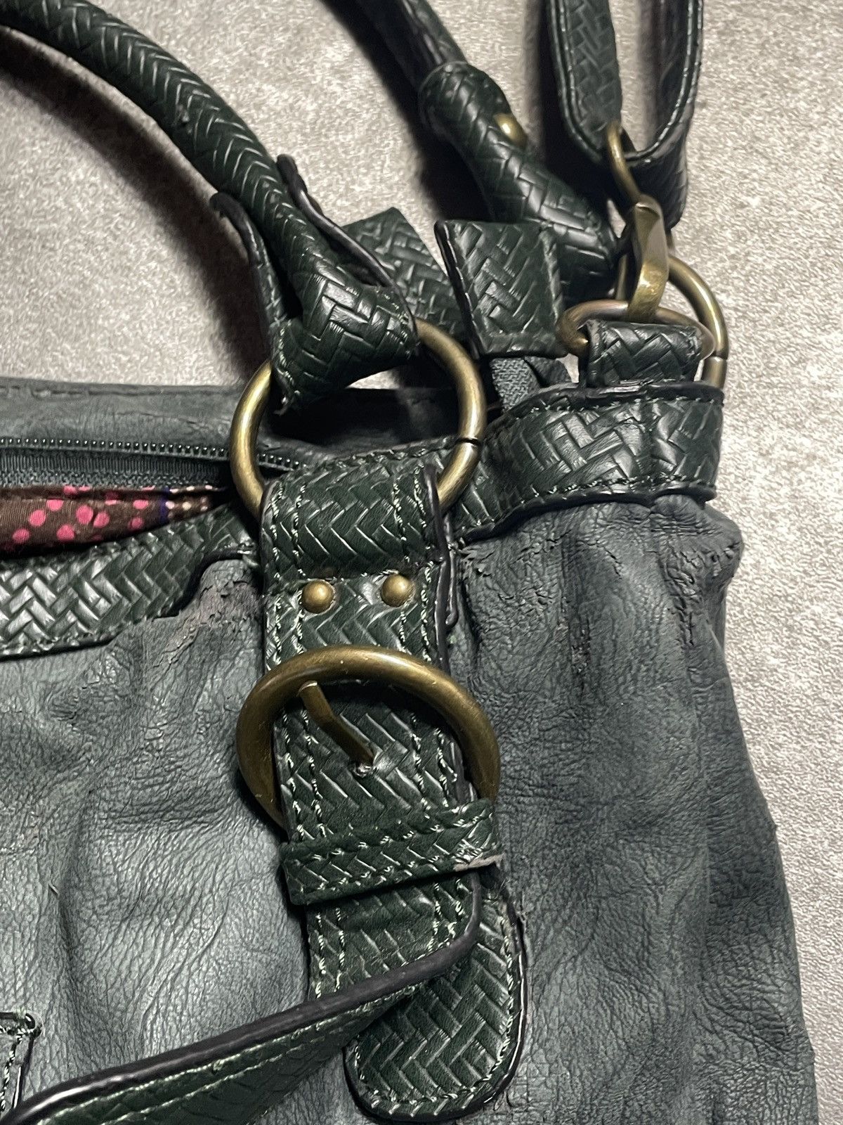 Vintage 🔥RARE🔥Vintage Y2K Leather Bag Rare Size ONE SIZE - 6 Thumbnail